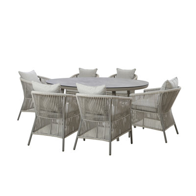 Andrenique 6 - Person Patio Dining Set with Round Table