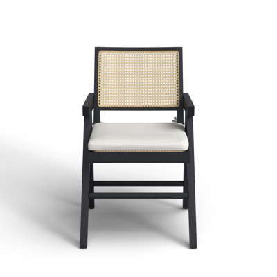Josephina 17.7'' H Leather Upholstered Ash Armchair