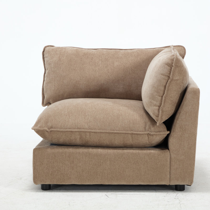Canapé modulaire 37,4 po Heffernan, Chenille kaki
