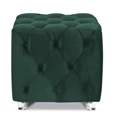 Jaren Velvet Ottoman