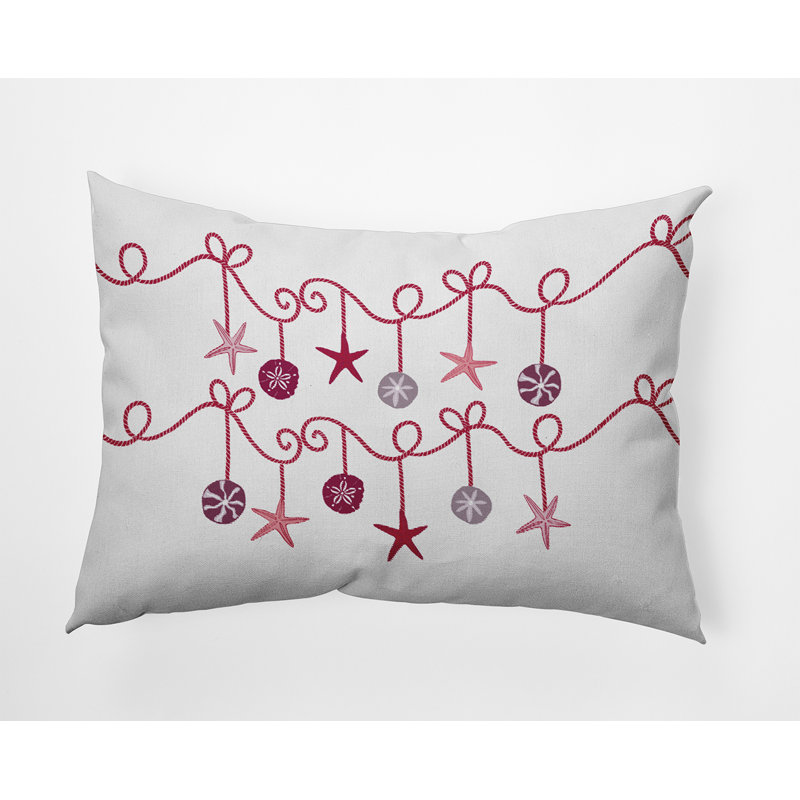 Reversible Throw Pillow, 14" x 20", Rectangular