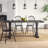 Julian Pine Solid Wood Base Dining Table