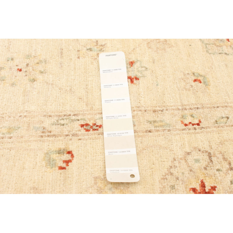 One-of-a-Kind 5'7" X 7'8" New Age Wool Area Rug in Tan