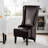 Upholstered High-Back Accent Chair Wingback Chair-615084864-607612878