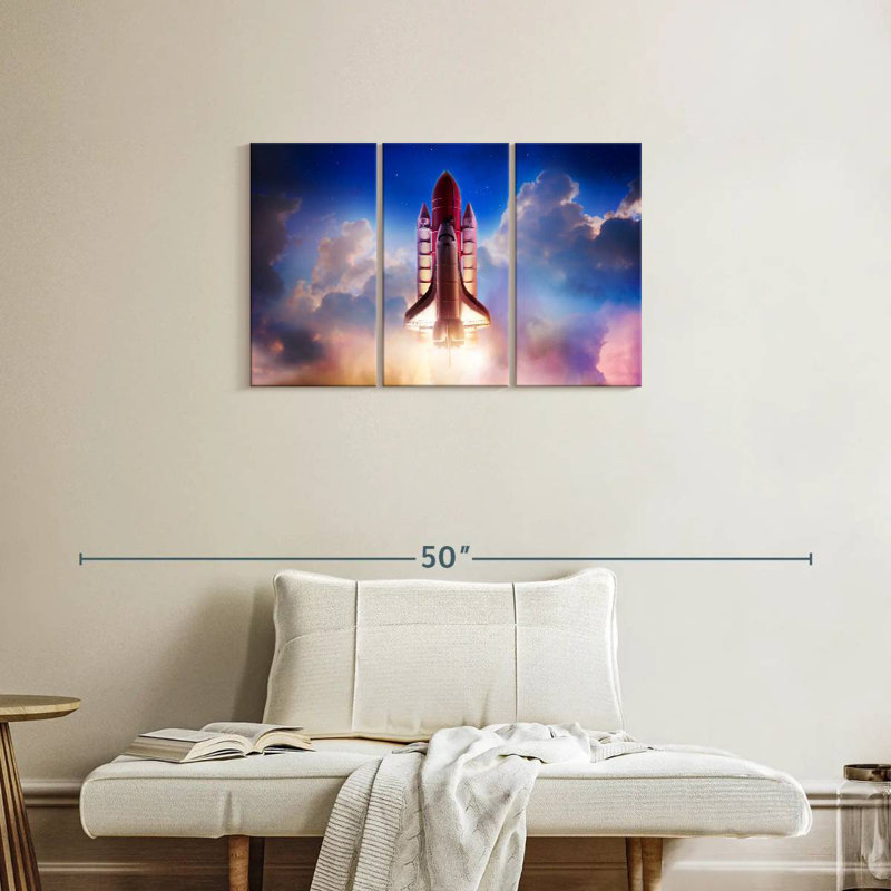 Oberle Rocket To The Sky, 20" H x 33" W