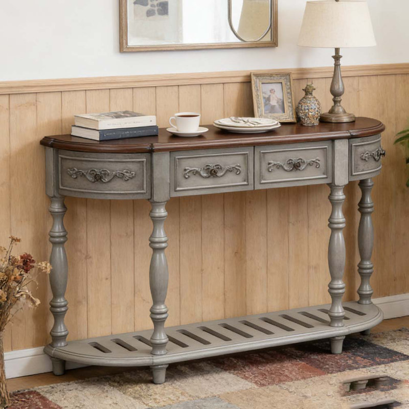 Console 52 po moderne et contemporaine, Gris ancien