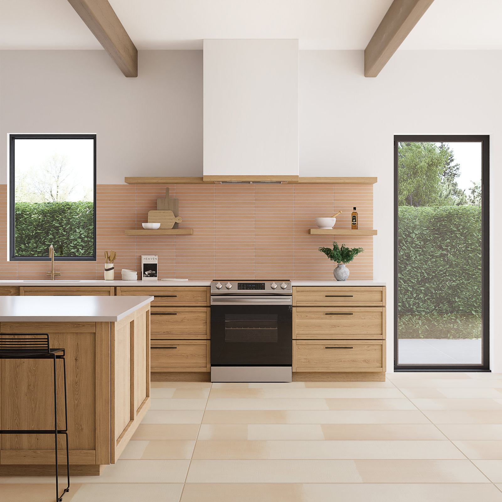 Sahara 12" x 12" Porcelain Tile, Cotto