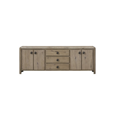 English Knotty Oak 84" Console