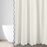 Antalya Solid Color Shower Curtain