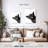 " Funny Black Cat Canvas Print "-1224605428