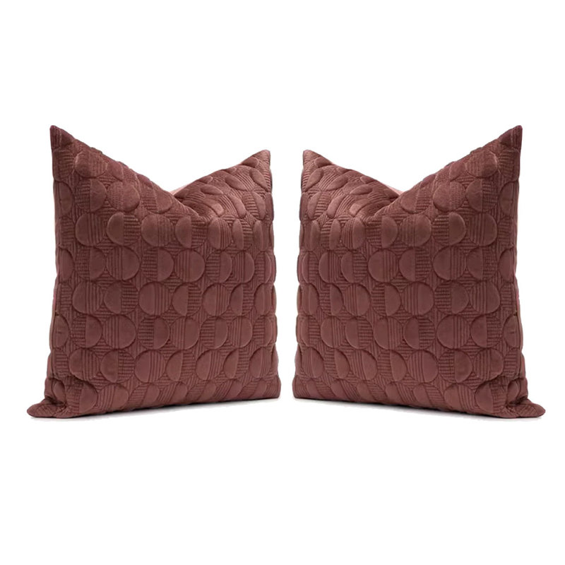 Housse de coussin Fancy rouille, rouille