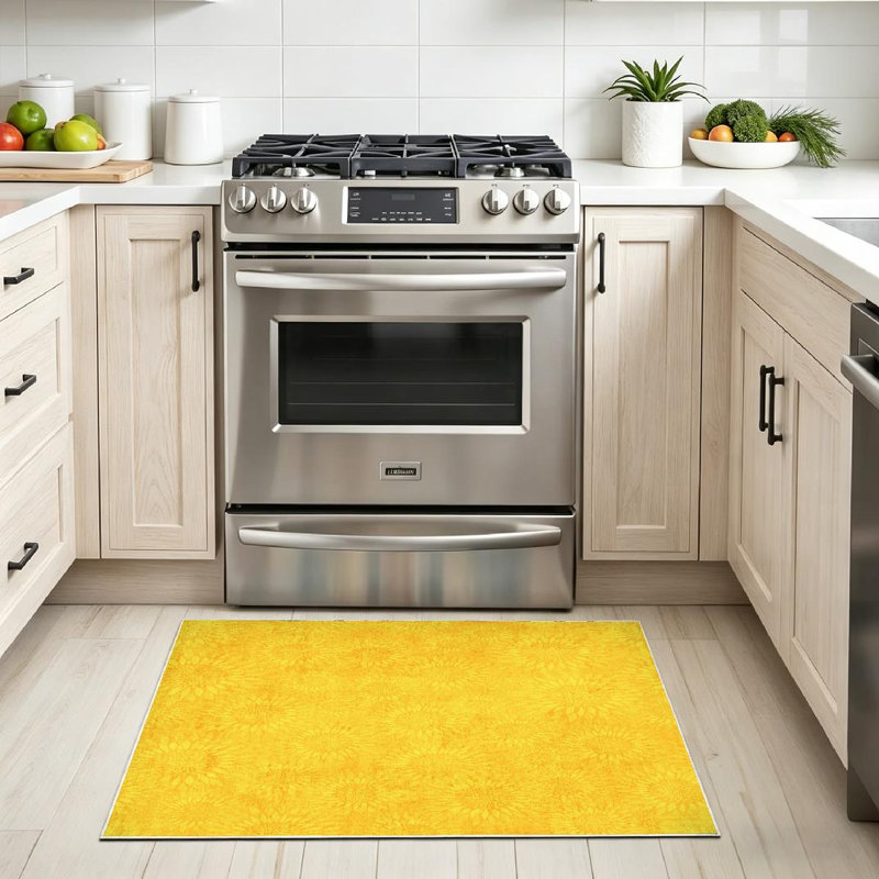 Pink Seamless Sunflowers Sunflower Abstract Art Backdrop Beautiful Machine Washable Indoor Area Rug, Rectangle 32" x 47"