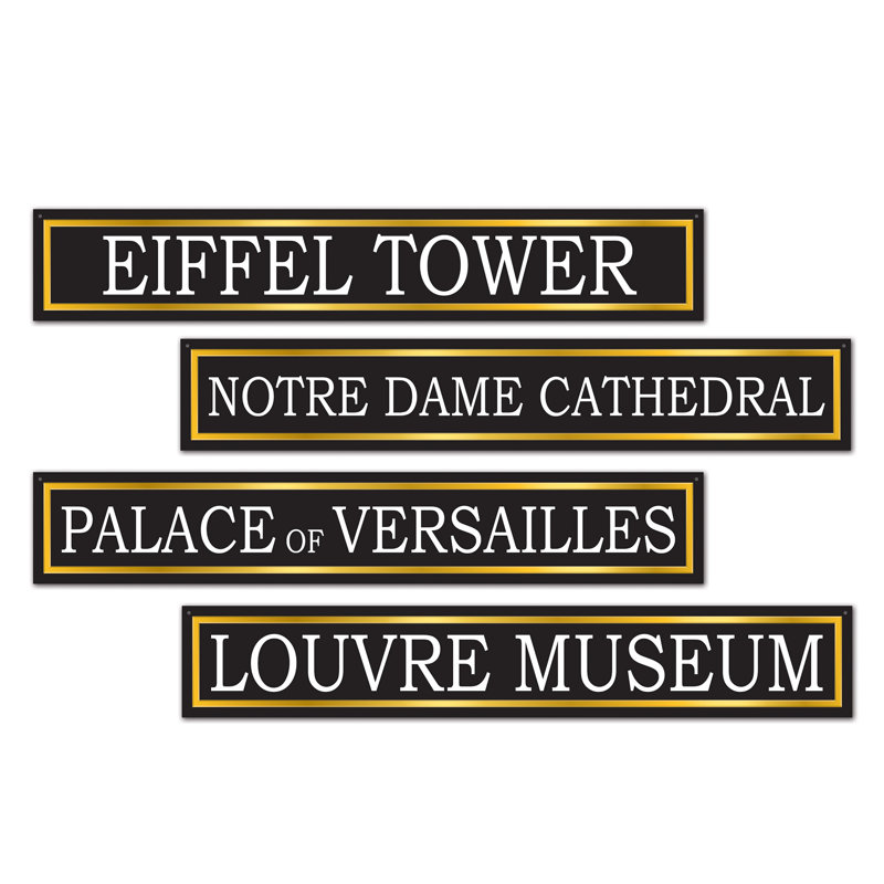 Découpes de plaques de rue françaises