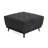 Cutts Tufted Ottoman With Rubberwood Legs
