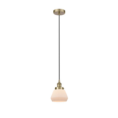 Luminaire suspendu conique à 1 lumière Cahn