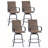 Swivel Patio Bar Stools Set of 2