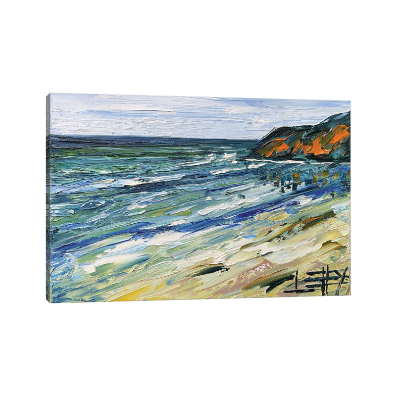 Big Sur Morning par - Toile tendue, H 12 po x l 18 po x 1,5 po