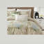 Ensemble de literie pour lit très grand 5 pièces en coton de qualité supérieure, design botanique côtier pour le confort de la maison