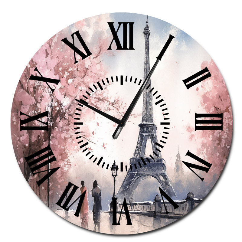 Horloge murale Tour Eiffel, Surdimensionné