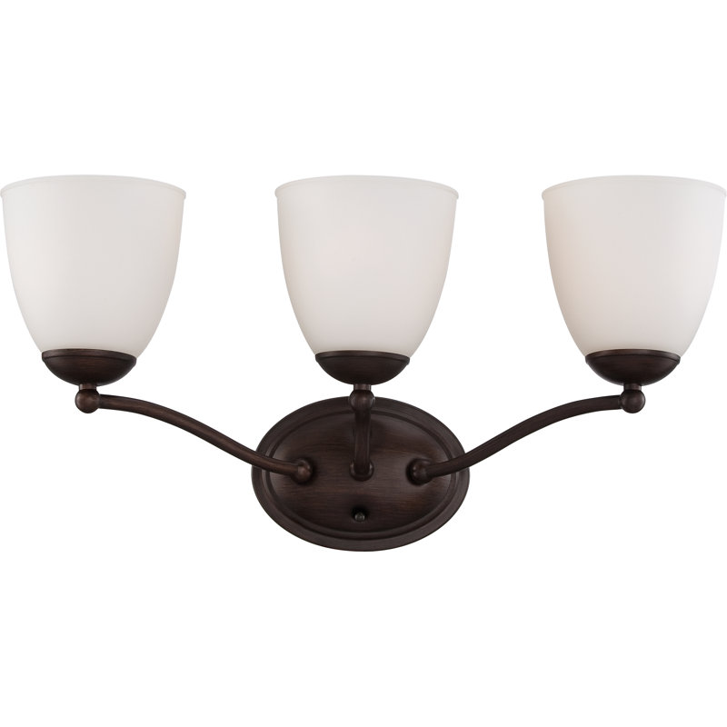 Minidoka 3 - Light Dimmable Vanity Light, A19, Prairie Bronze