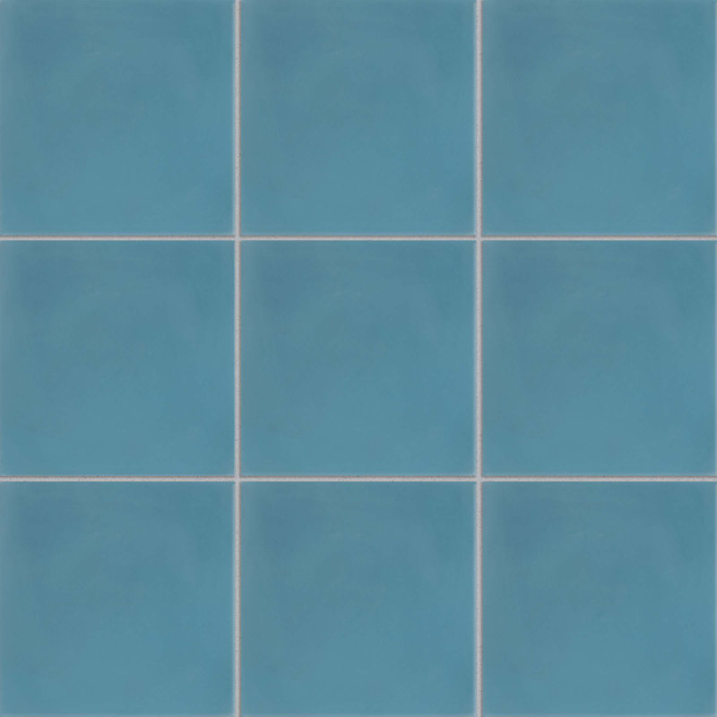 Carreau de ciment espagnol pour mur et plancher 8 po x 8 po Remy, Colbalt