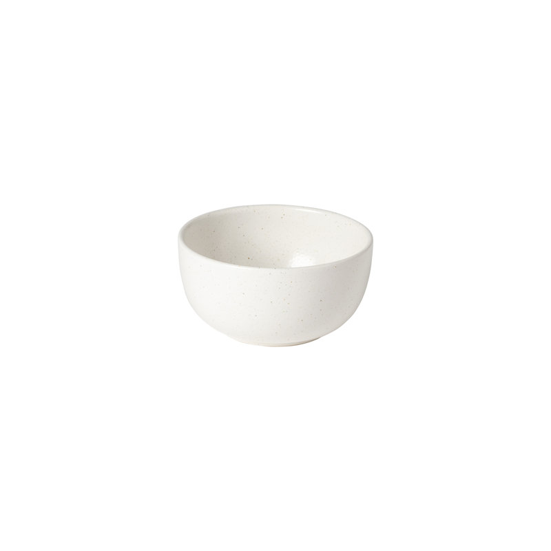 Casafina Pacifica Handmade Stoneware Dessert Bowl, Salt