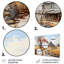«Rustic Rustic Barn Patchwork II - Paysages, art mural en métal, salon-47116626