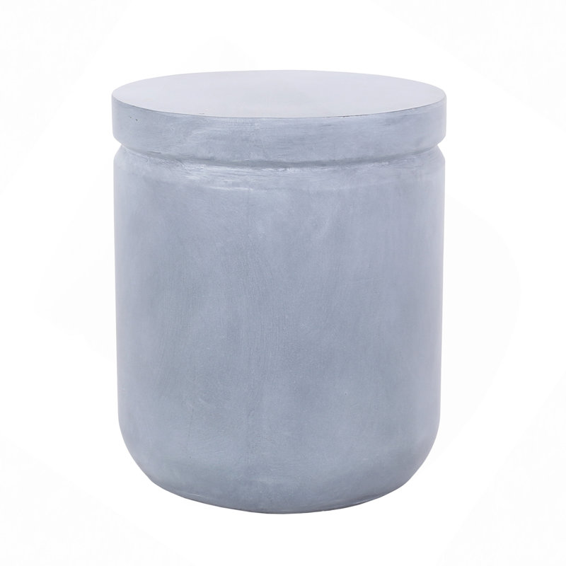 Outdoor Concrete End Table