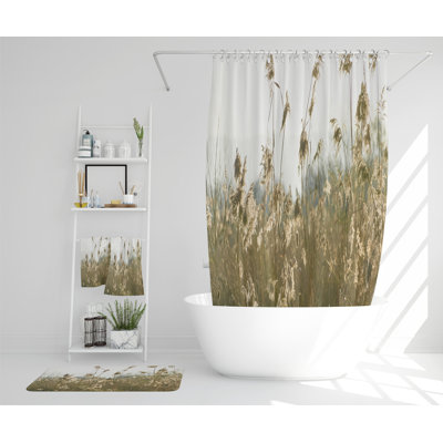 Nayalee Polyester Shower Curtain Set