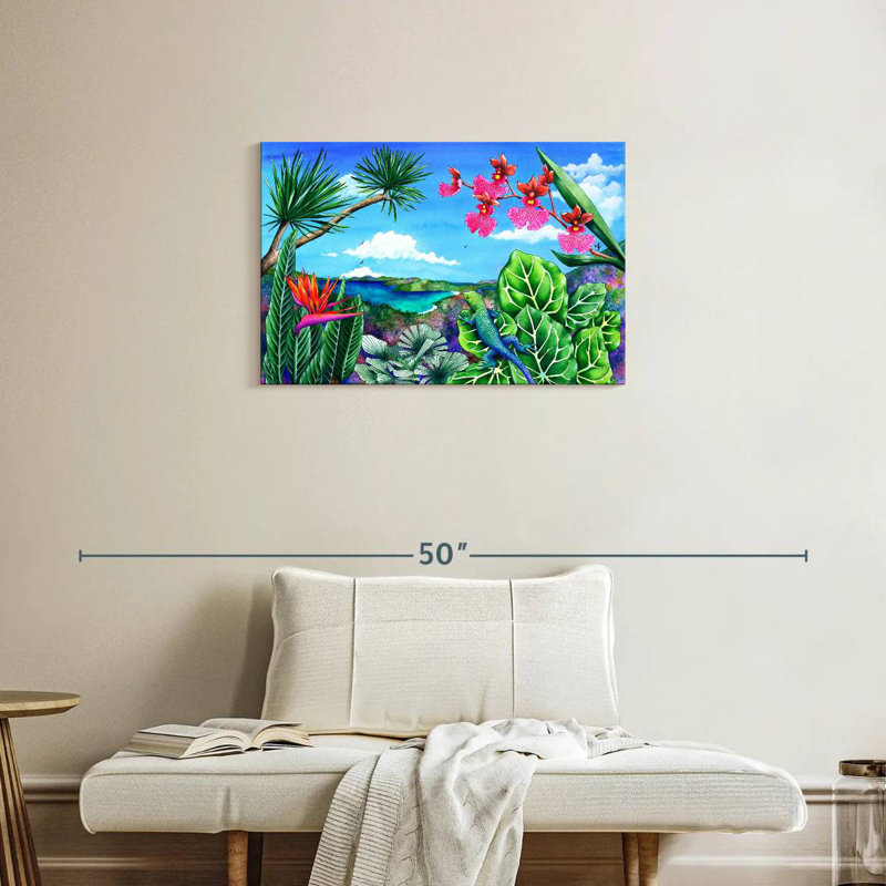 Brampt Lizard Latitudes, 20" H x 30" W