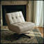 Leather 360-degree Rotating Single Chair With Eco-leather Upholstery