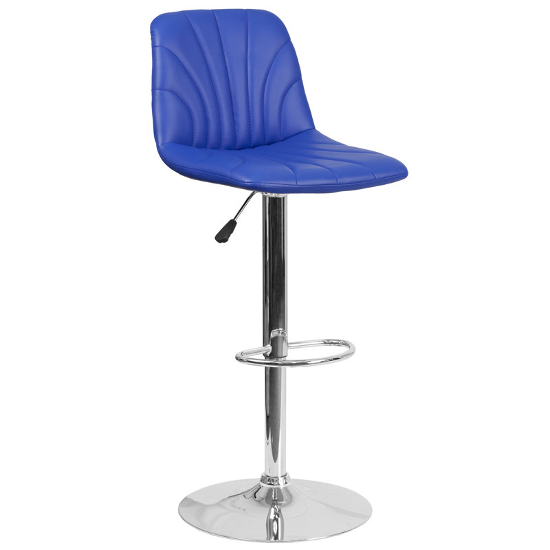 Tabouret de bar Norfleet, bleu