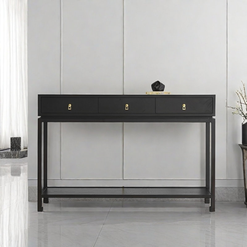 Multi Functional Console Table With 3 Drawers