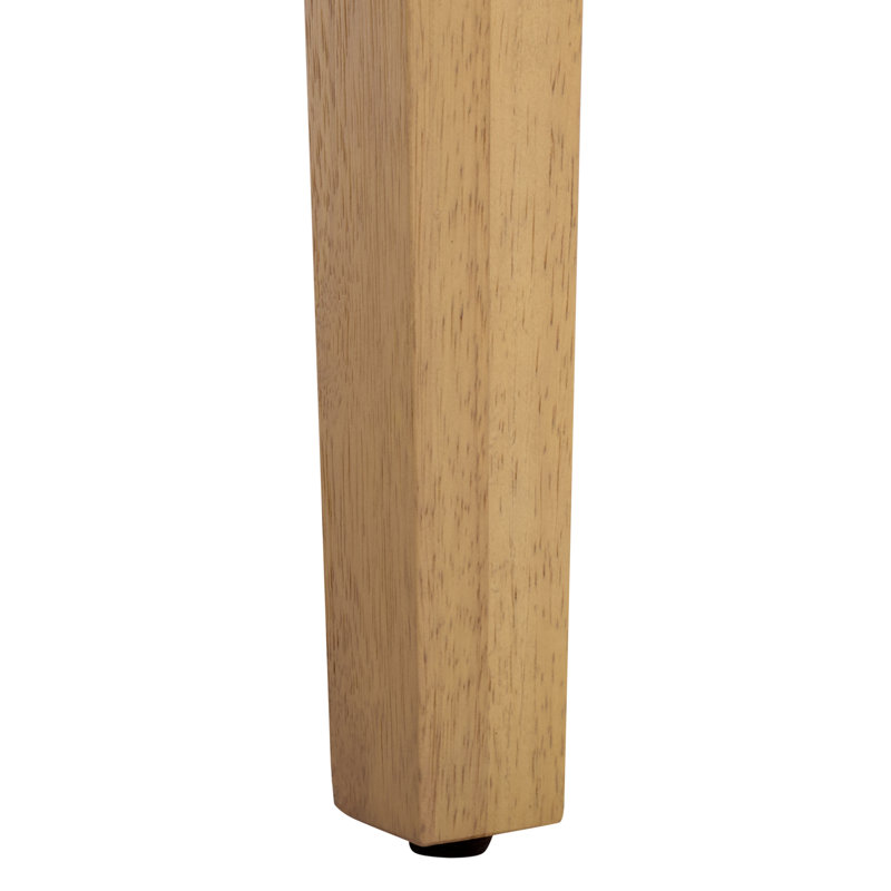 Shelbie 1 Drawer Reeded Desk, Oak