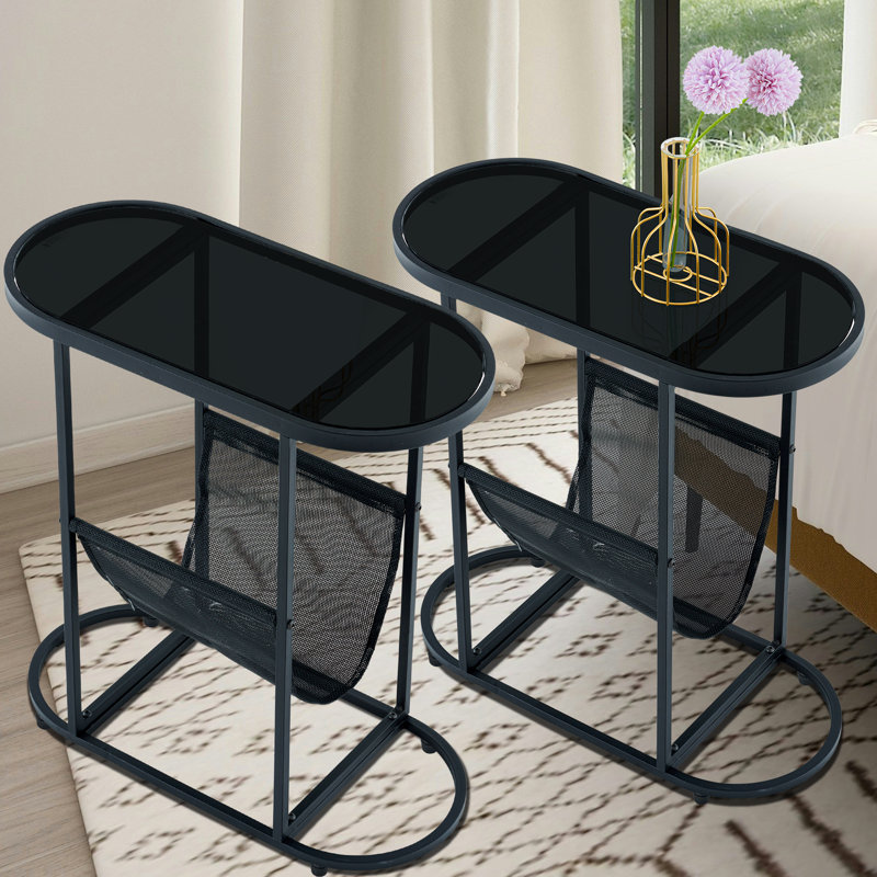 Table de chevet Shadai, Noir