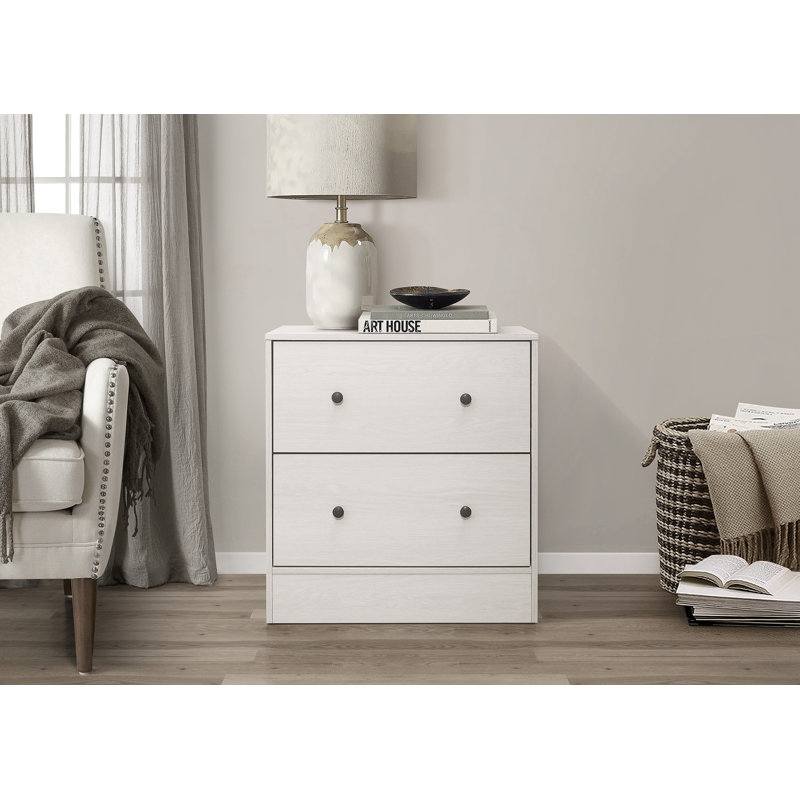 Arshia 21.7'' W Nightstand, Grayish Beige
