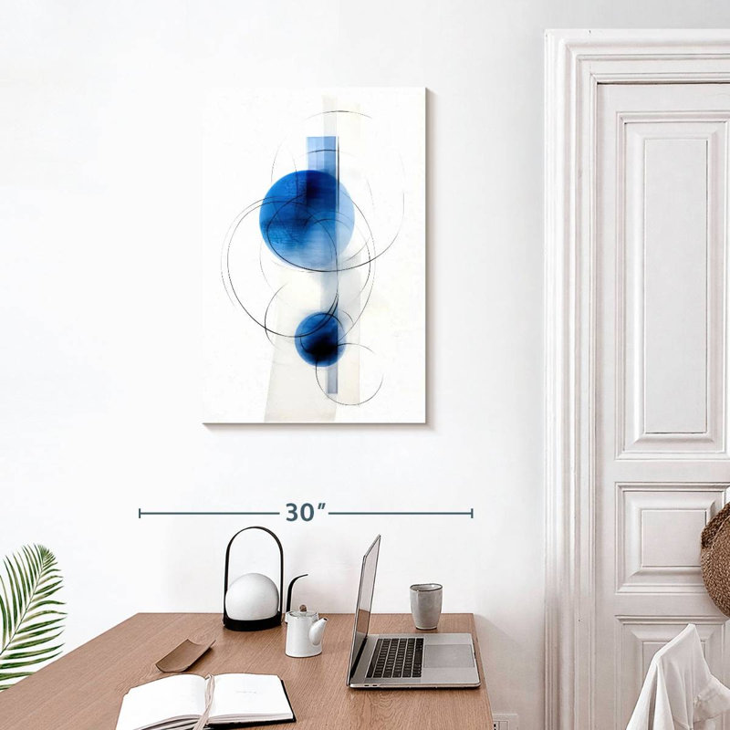 Avery Blue Naval I, 30" H x 20" W