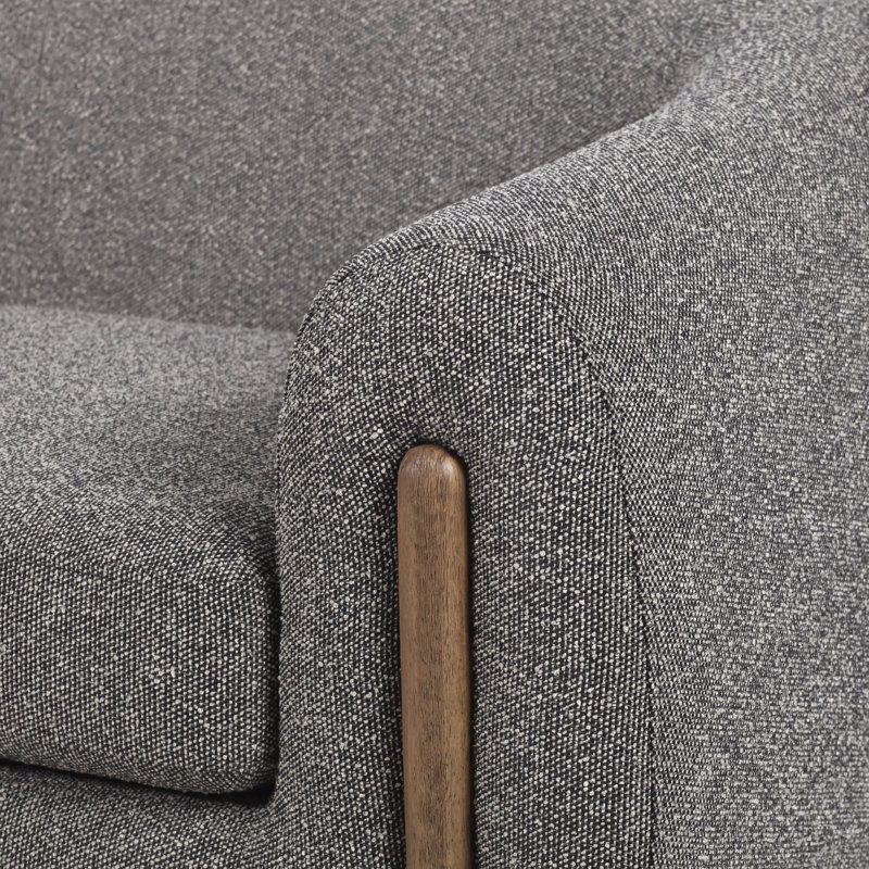 Lyla 86.5'' Sofa, Capri Ebony Textured Weave