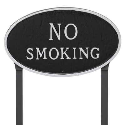 No Smoking Statement Garden Sign