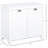 Tilt-Out Laundry Sorter Bathroom Cabinet, White - Spacious Storage For Towels & Accessories Construction, Water- Core Toppling 30" W X 16.1" D 27.5" H Cabinet Ample Space , To Damage 30"W 16.1"D