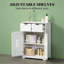Armoire de plancher surélevée, armoire de rangement moderne