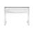 Bushman Glass Stainless Steel Writing Desk