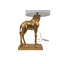 Lampe de table en résine avec abat-jour en lin Lia-41495463