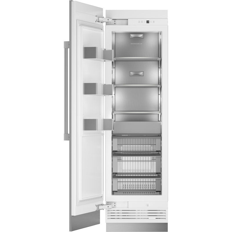 Monogram Premium Column Pair: 24" W Freezer Column + 36" W Refrigerator Column, Panel Ready, No, Statement, Stainless Steel