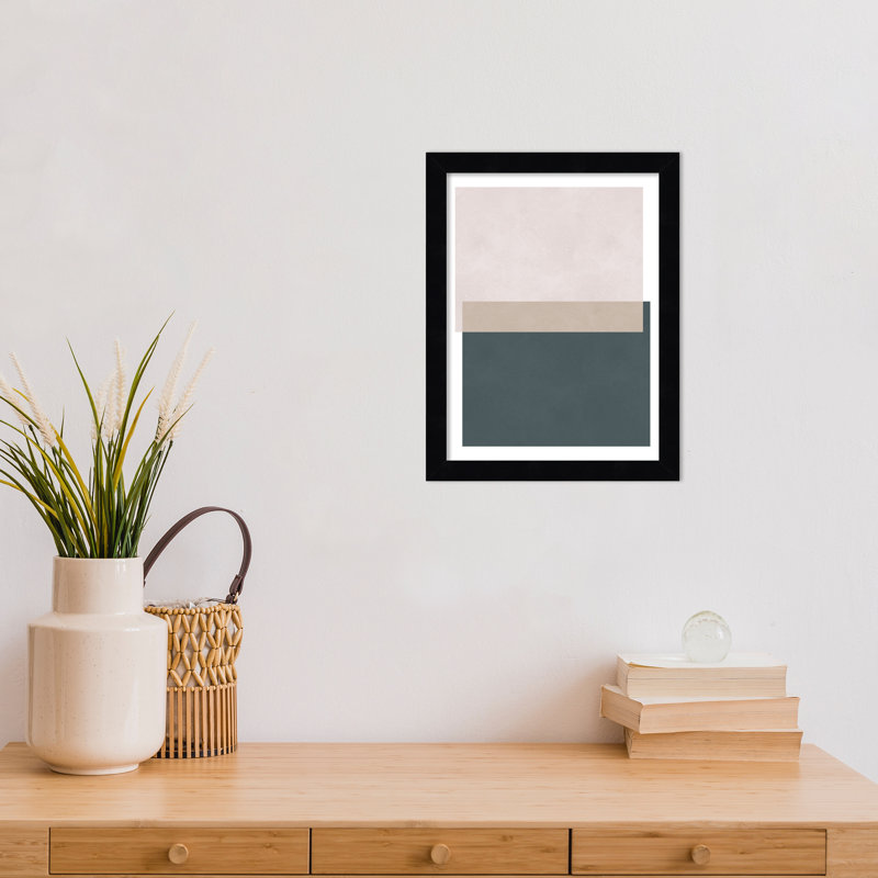 «Color fusion 5» par Pavier Wood, reproduction d'art encadrée, Noir Svelte, H 13 po x l 10 po