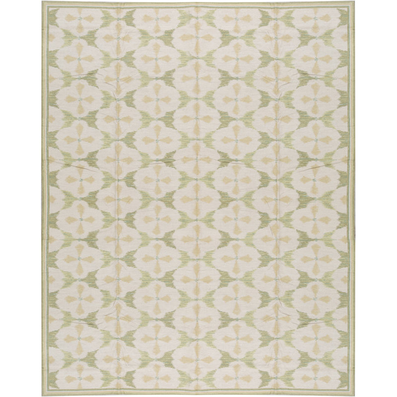 Hand-Knotted High-Quality Beige Area Rug