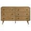 Light Ash 6-Drawer Bedroom Dresser-1311836929