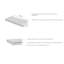Willow Mini Cot Bed with Mattress 120x60x10cm-744009152