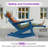 HIPS Outdoor Rocking Chair With Hidden Ottoman-1365718420