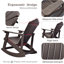 Chaise Adirondack berçante d'extérieur FCR2-69819417